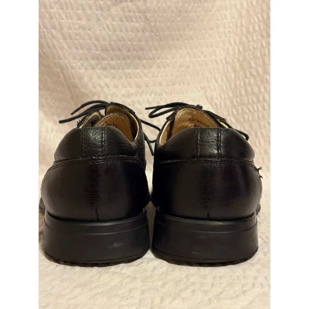 Belvedere Brazilian Made Black Leather Bicycle Toe Oxford Shoes Men’s 10.5 EUC
